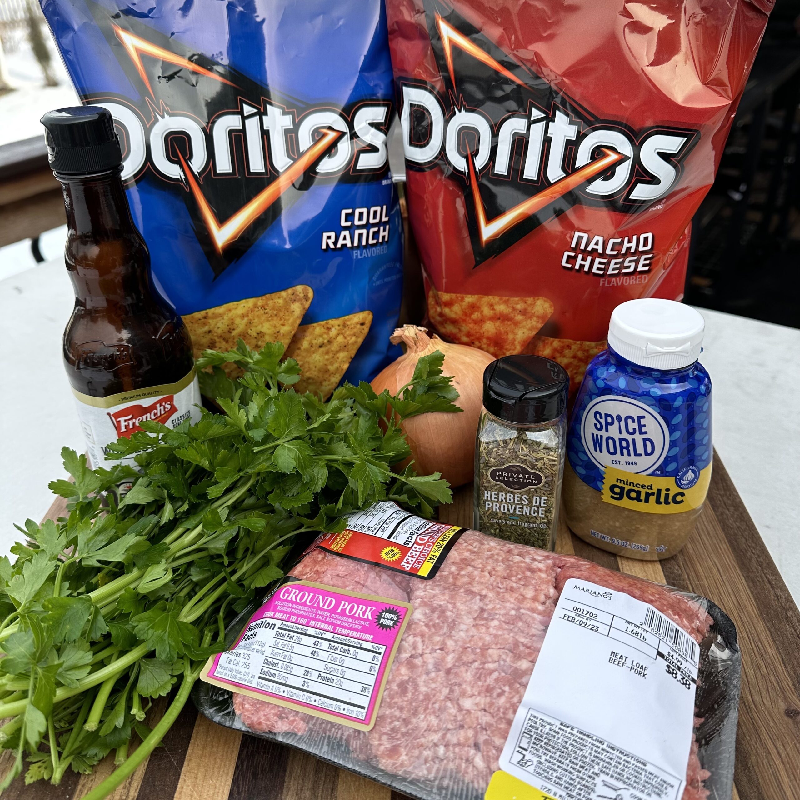 Game Day Crunchy Meatball ingredients