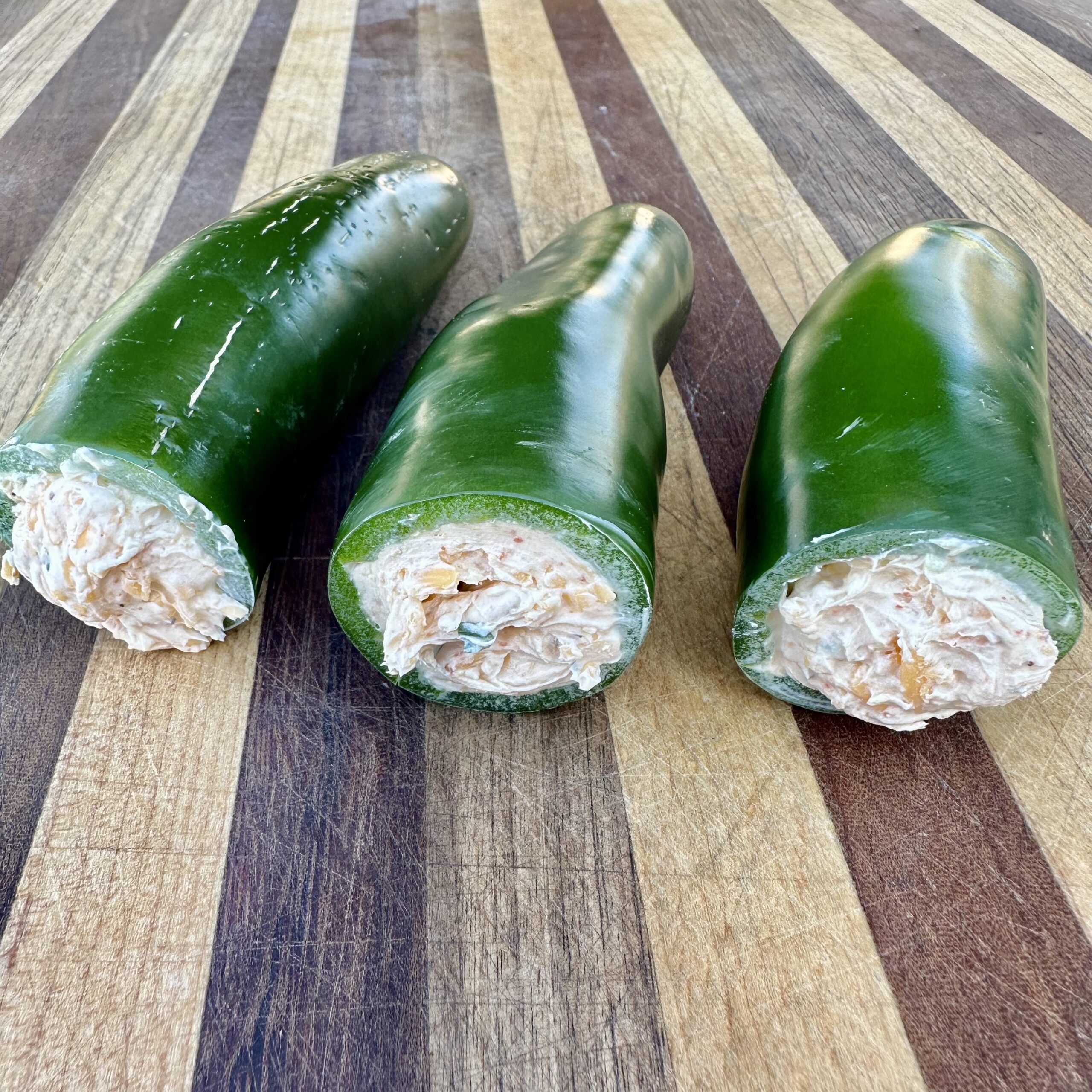 raw Jalapeno Poppers.